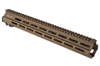 Geissele Automatics Super Modular MK8 15in Rail Handguard M-LOK Desert Dirt creates maximum heat dissipation